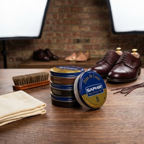 Saphir Beaute de Cuir Pate de Luxe Shoe Polish Wax - Multiple Colors