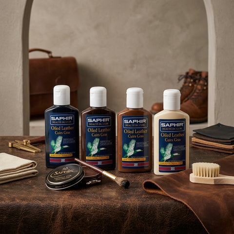 Saphir Greasy Oiled Leather Cream - 4 Colors