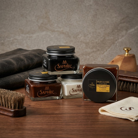 Saphir Medaille d'Or Oiled Leather - Four Colors