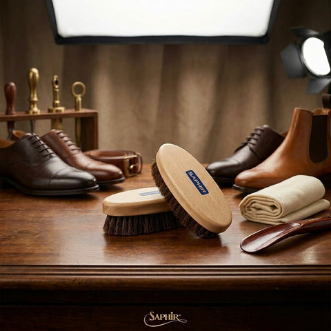 Saphir Oval Horsehair Brush